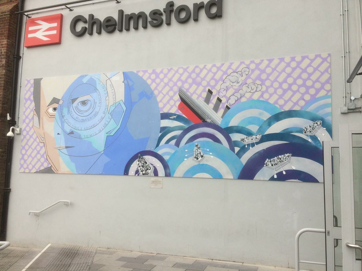 Marconi Mural – Chelmsford Train Station