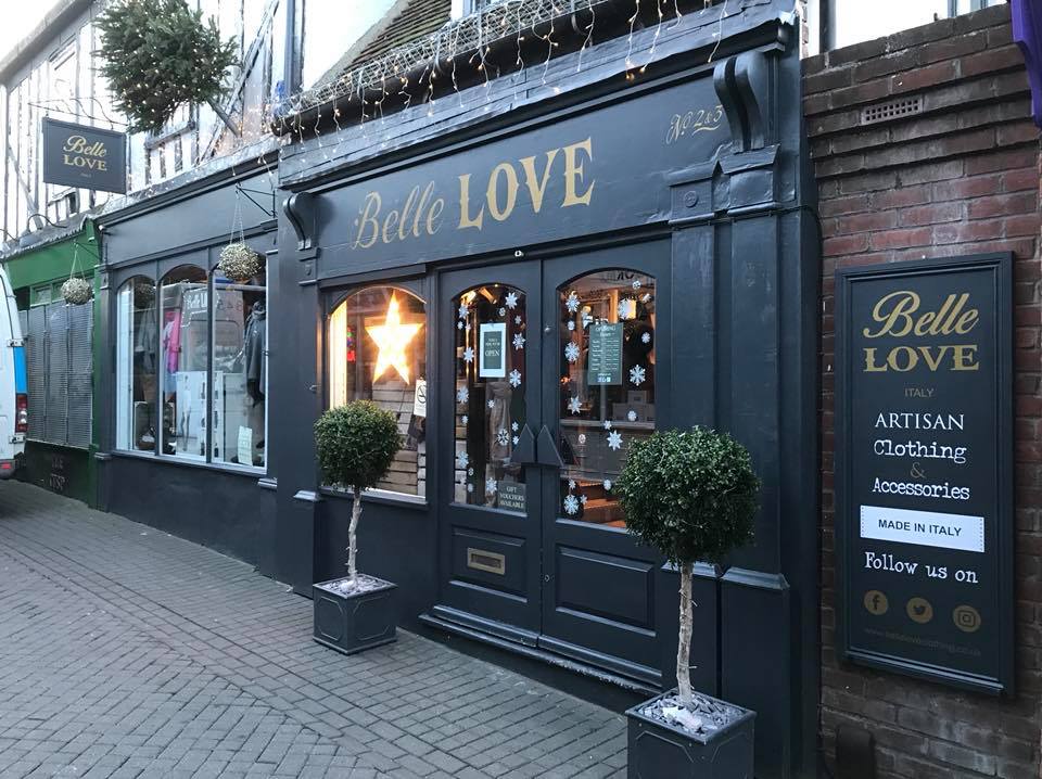 Belle Love External Signage - Facia Sign & Projection Sign