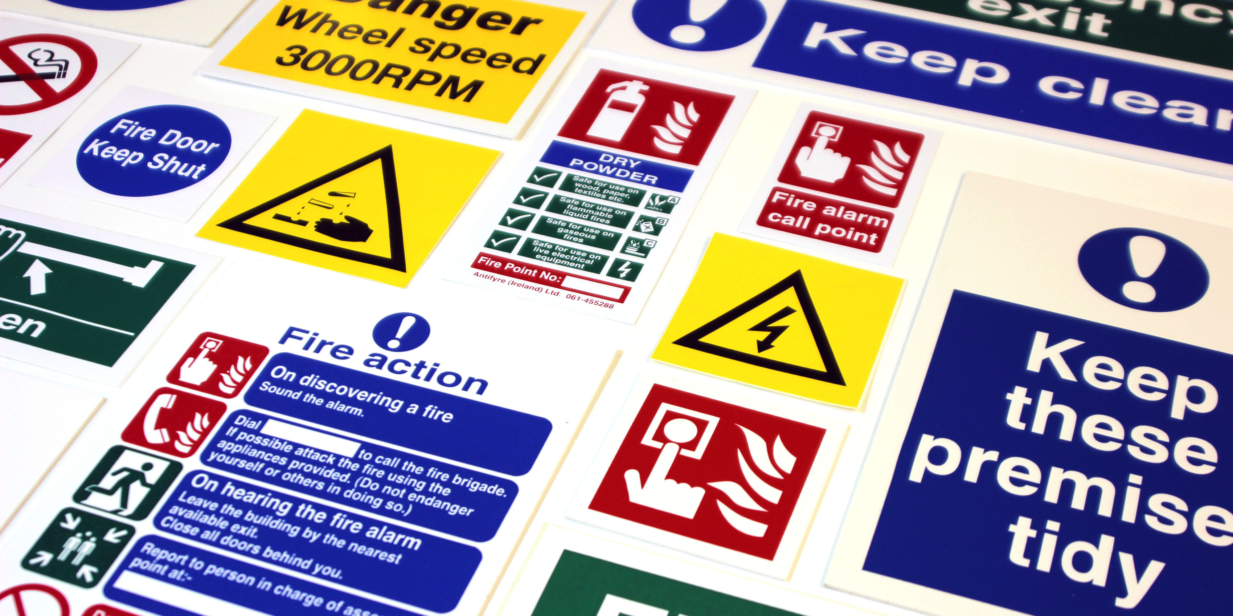 Health and Safety Signs in Colchester, Essex & Suffolk