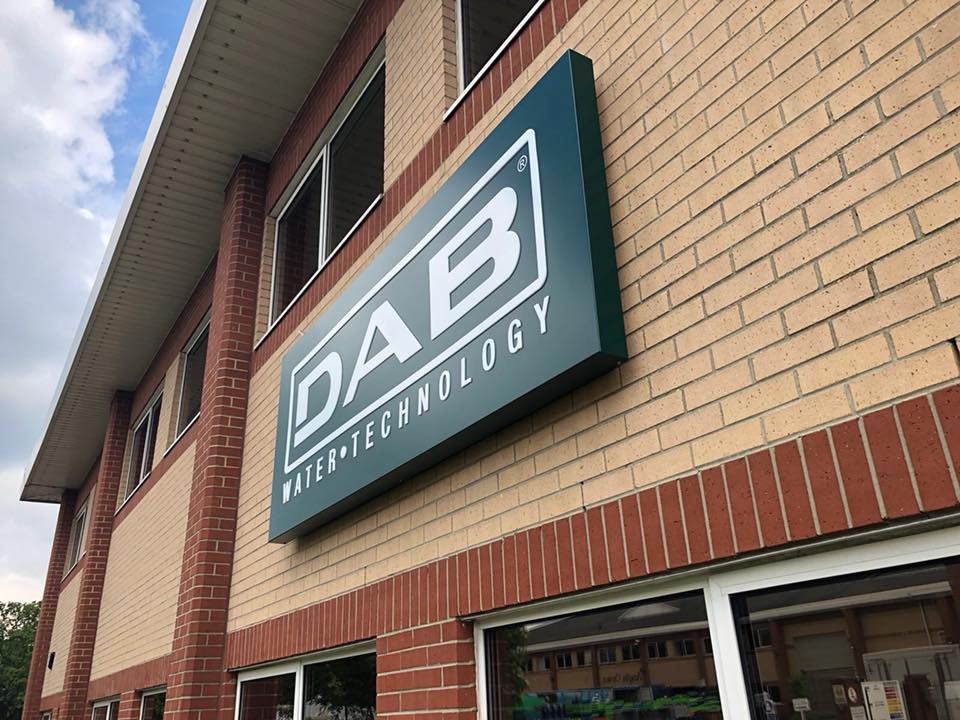 DAB Water Technology – External & Post Signs