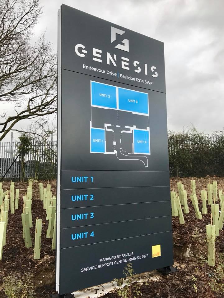 Genesis Information Sign